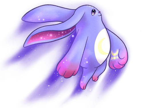 illustrated moonpals hugging